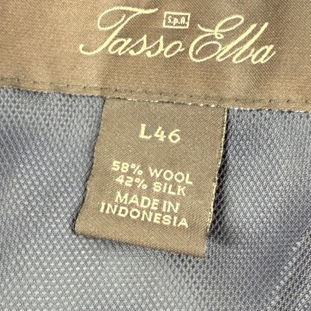 Tasso Elba Men's Gray Wool Silk Blend‎ Dress Vest Waistcoat L46